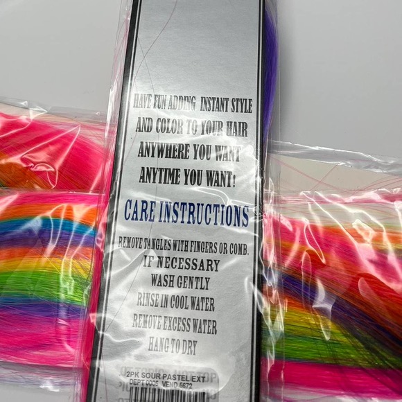 Colorful hair extensions - Picture 4 of 5